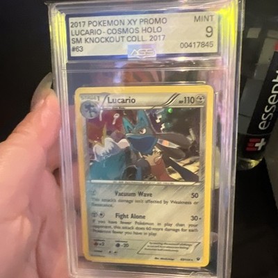 2017 POKEMON XY FATES COLLIDE COSMOS-KNOCK OUT COLL #63 LUCARIO
