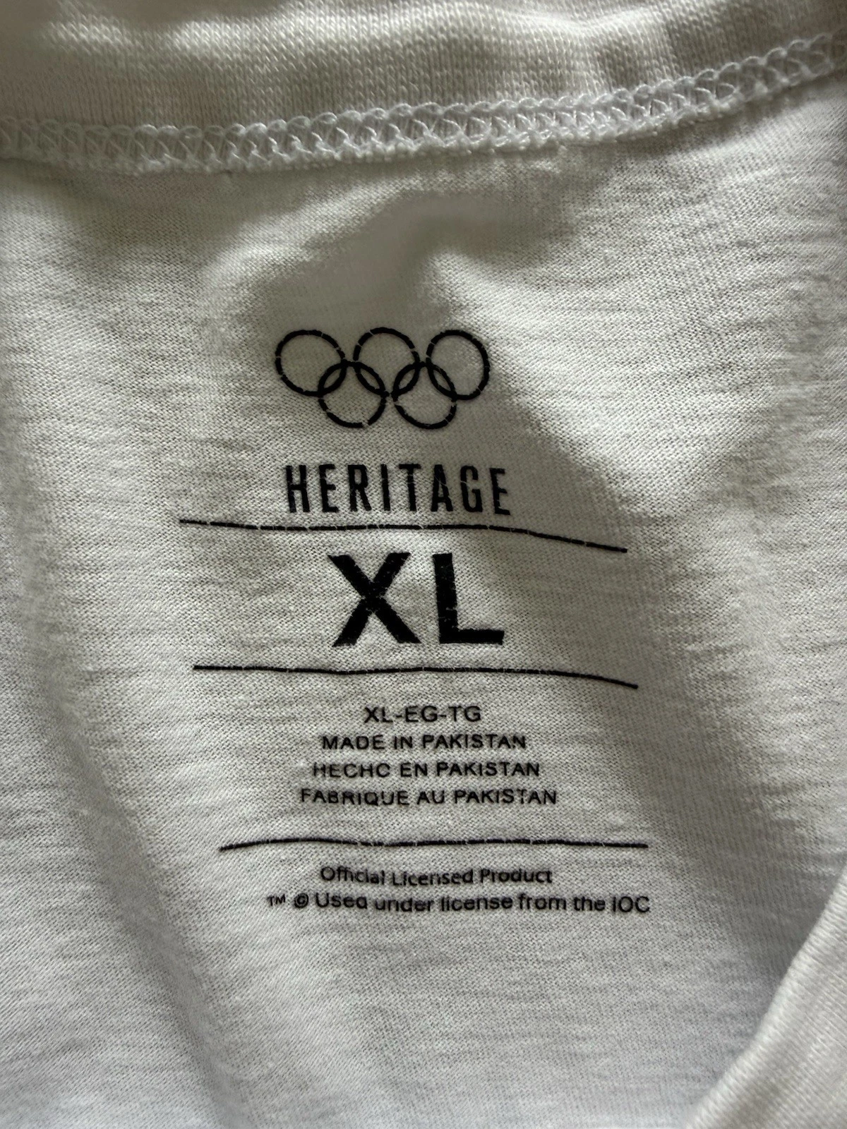 Olympic Heritage Los Angeles 1984 Olympics Oversized T Shirt XL LA84 image 5