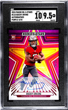2024 PANINI ROOKIES & STARS BUCKY IRVING #115, ROOKIE, AUTO, PURPLE, SERIAL#4/25