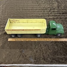 Rare vintage buddy L farm supplie dumper hydralic Toy Truck Original Paint Nice