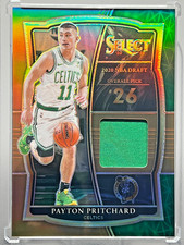 2020-21 Panini Select Tie-Dye Prizm Rookie Patch #DS-PAY Payton Pritchard #/49