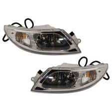 Headlight for International 4100 2006-12 4400 2002-16 Durastar 2013 Pair w/Bulbs