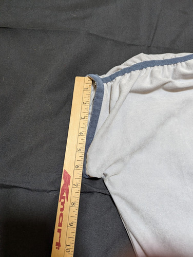Abito da hostess donna vintage Leslie Fay grigio piqué mod navy taglia small - Foto 13 di 19