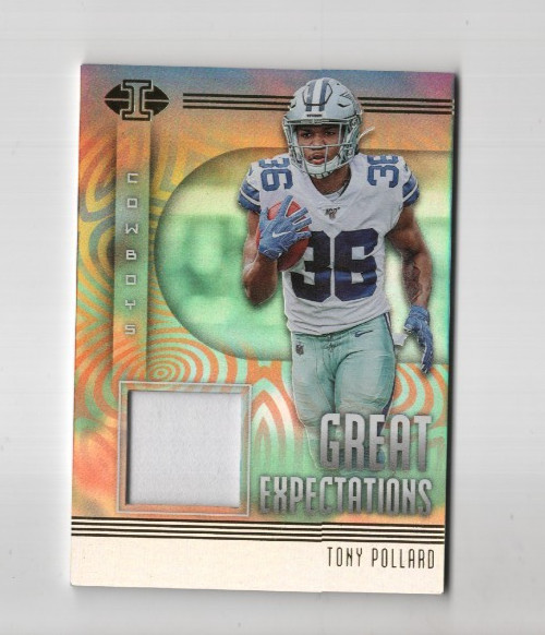 Tony Pollard Panini Illusions Great Expectations Relics #GETPO Base