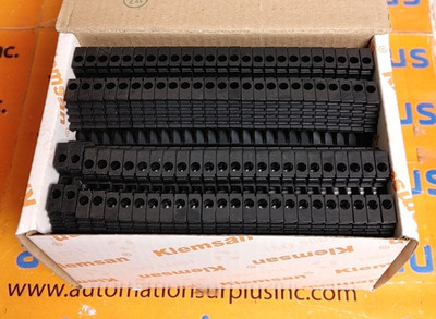 KLEMSAN 304125 AVK 2,5 TERMINAL BLOCK LOT OF 100 NEW!! QUANTITY!! WOW!! READ!!