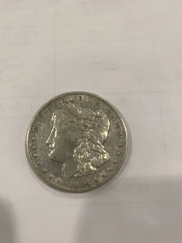 1904 S Morgan Silver Dollar Nearly Uncirculated