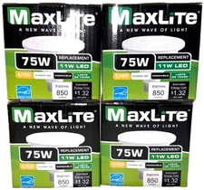 Pack Of 4 PAR30 LED Daylight Bulbs Outdoor Flood Weatherproof 75W  2700K New