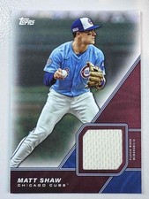 2026 Topps Baseball Major League Materials Game-Used Jersey MATT SHAW
