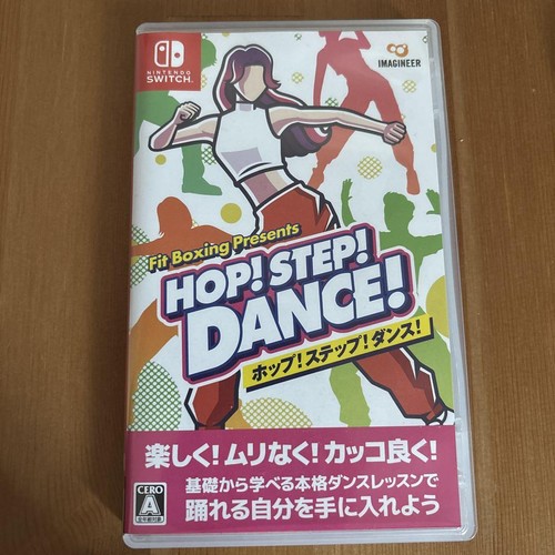 HOP STEP DANCE Nintendo Switch Fit Boxing Game Japan Import Used W/Case - Picture 1 of 3