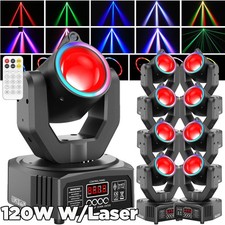 RGBW DMX Laser Moving Head Stage Light 120W DJ Disco Bar Beam Spot Lighting LED