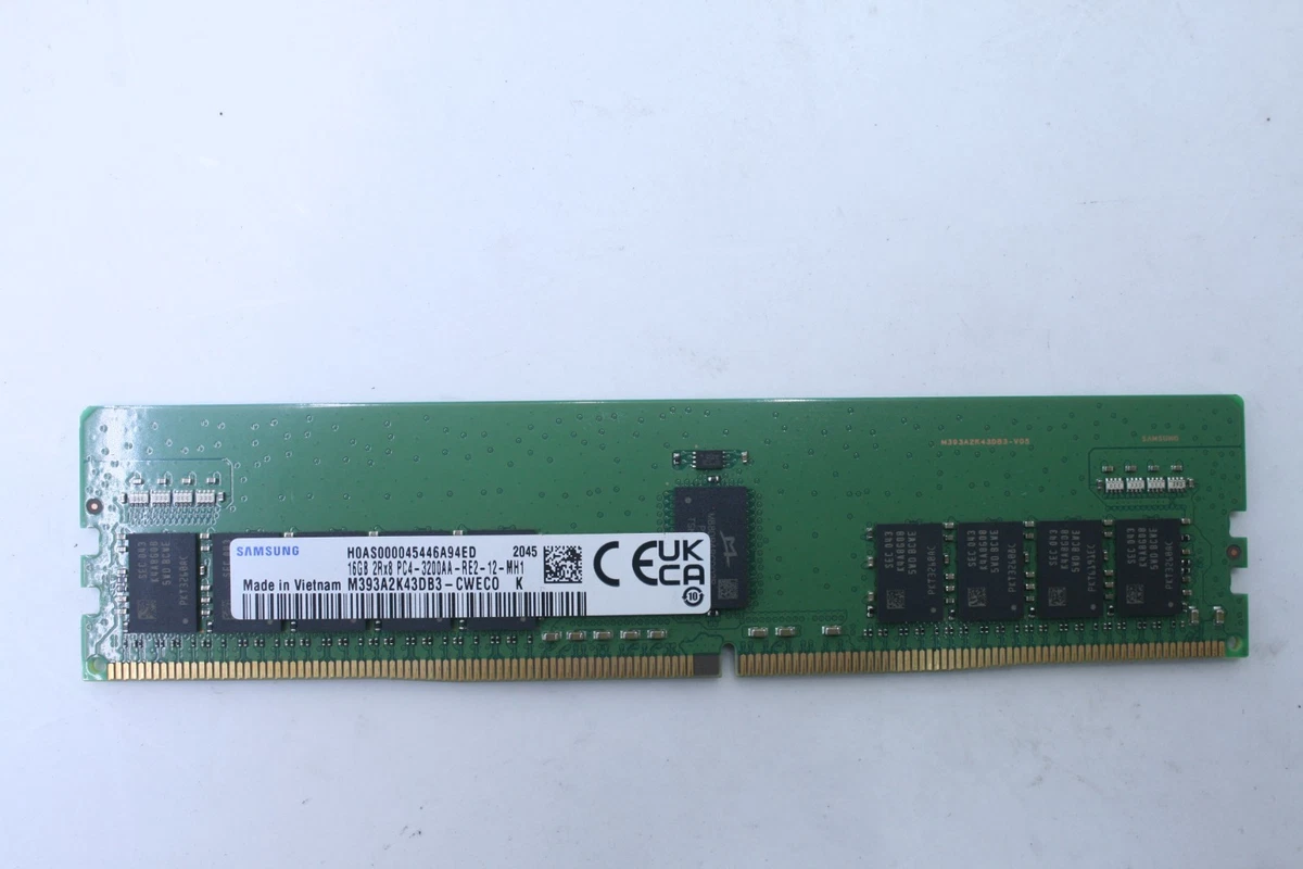 Samsung DDR4 SDRAM 16 GB Capacity per Module Memory (RAM) for sale