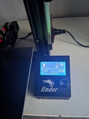 Creality Ender 3 3D DRUCKER  220 x 220 x 250mm mit viel Zubehör 3d-Druck