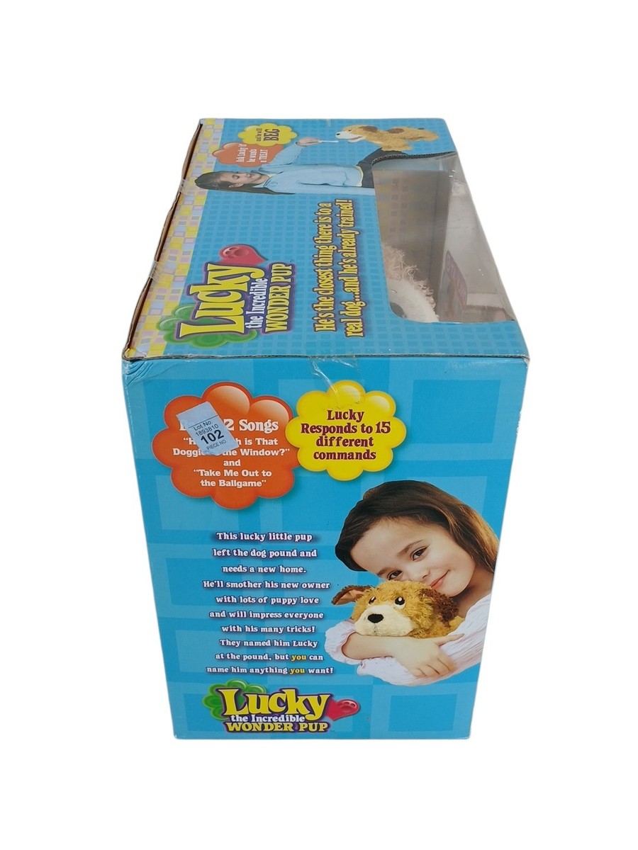 Lucky The Incredible Wonder Pup Zizzle 2006 15 Commands Battery Op