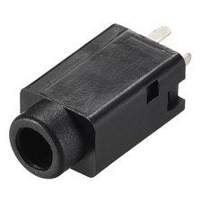 10Pack 3.5mm Headphone Jack Female Audio Socket 3 Pins Plastic PCB Mount Black