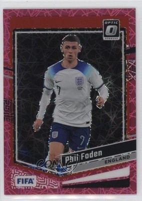 2023-24 Panini Donruss FIFA Optic Pink Velocity Prizm 2/99 Phil Foden #12 09if