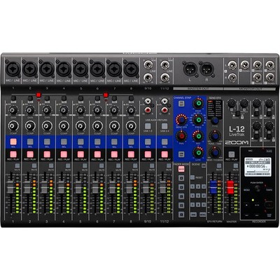 Zoom LiveTrak L12 12Channel Digital Mixer