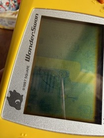 WonderSwan CHOCOBO Console Only SW-001 Bandai Tested Working Japan