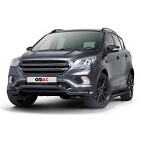 FrontbüGel FrontschutzbüGel Schutz FüR Ford Kuga II 2017-19 FL ABE Stahl Schwarz