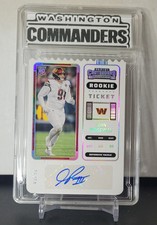 2022 Contenders Football Silver Rookie Ticket Stub 49/91 John Ridgeway