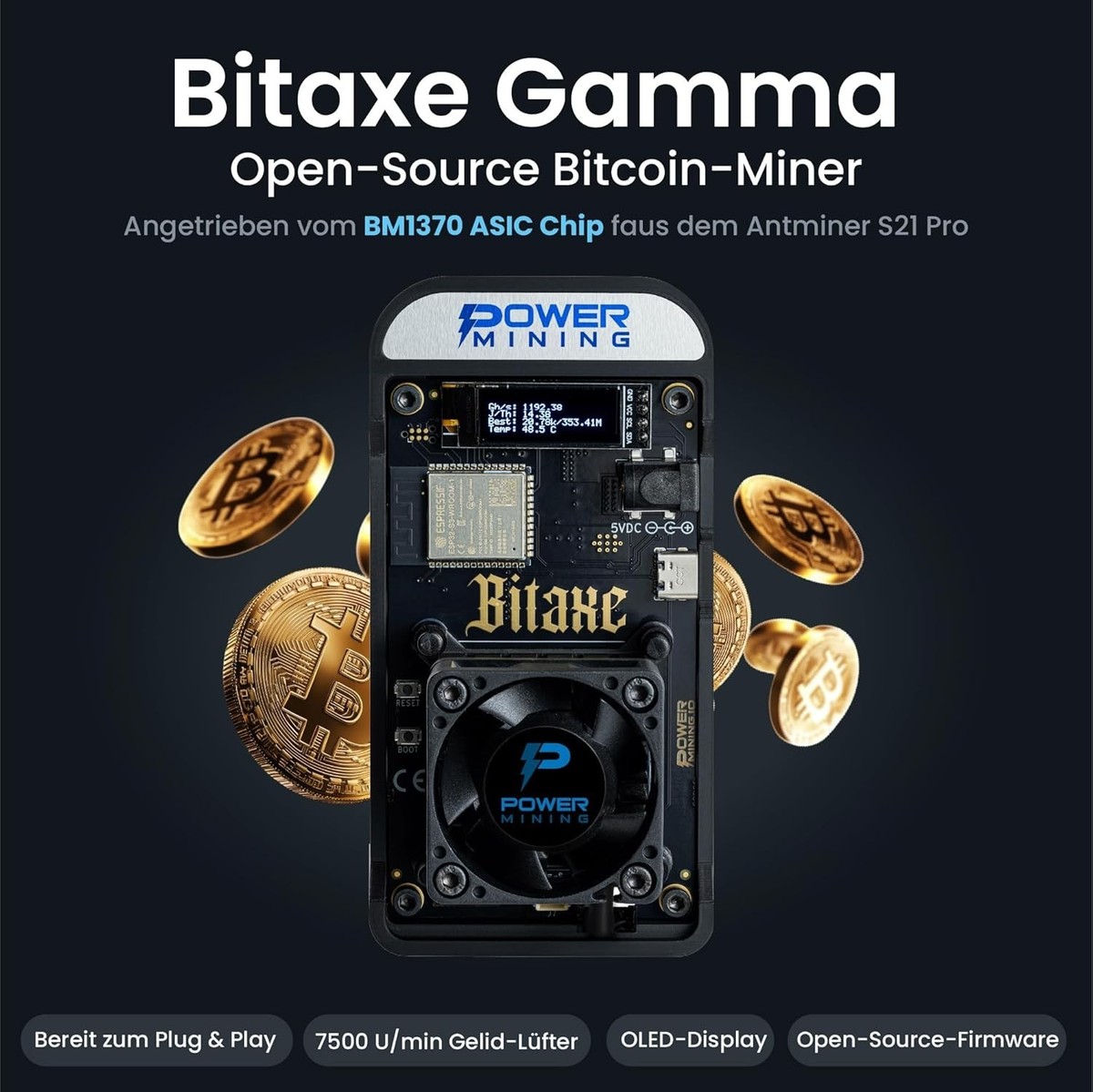 Bitaxe Gamma 602 ASIC Bitcoin Miner | eBay
