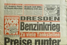 Tageszeitung DRESDNER MORGENPOST vom 03. NOVE...