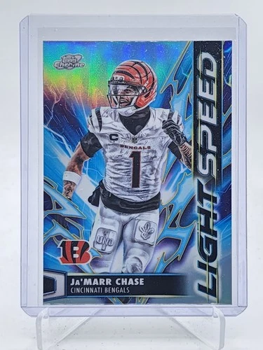 JA'MARR CHASE 2025 TOPPS COSMIC CHROME LIGHT SPEED #LS-23 BENGALS Q5547