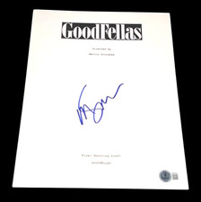MARTIN SCORSESE SIGNED AUTOGRAPH MOVIE SCRIPT GOODFELLAS BECKETT BAS COA X7