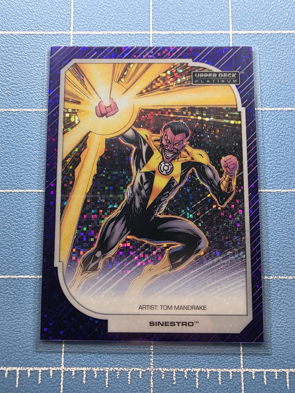 2026 Upper Deck DC Platinum - Sinestro #46 - Purple Pixels Parallel 21/35