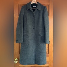 Prada Classic Wool Coat in Gray