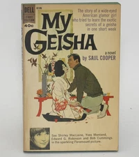 MY GEISHA by Saul Cooper DELL 1961 1st Printing Film Tie-in PB Shirley MacLaine