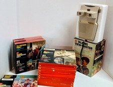 Working GAF 197Os Talking Viewmaster Viewer W/ Orig. Box  17 Classic Reel Sets 