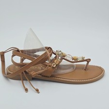 Scarpe donna Prati Verdi Tg 38 Sandali Marrone Pelle 24DA-38