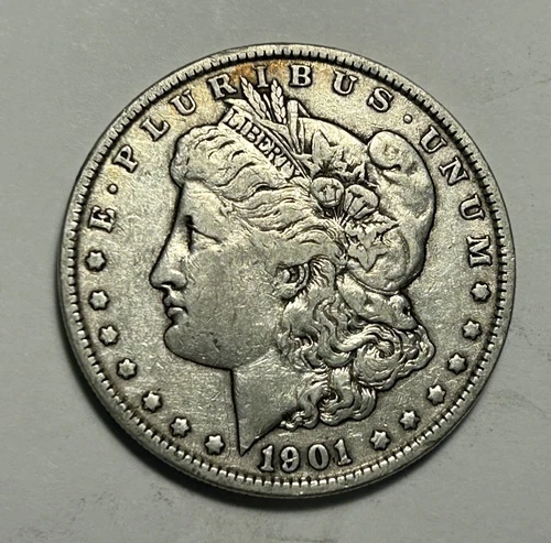 1901 MORGAN DOLLAR VF