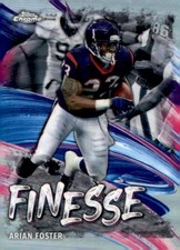 2024 Topps Chrome #F-17 Arian Foster Finesse Refractor