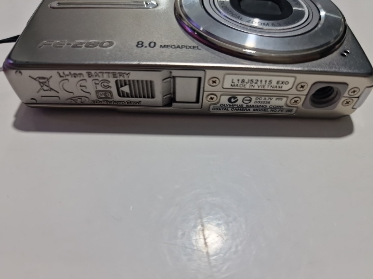 【通電確認済】OLYMPUS FE-280 オリンパス コンパクトデジカメ Olympus FE-280 8.0MP Digital Camera | eBay