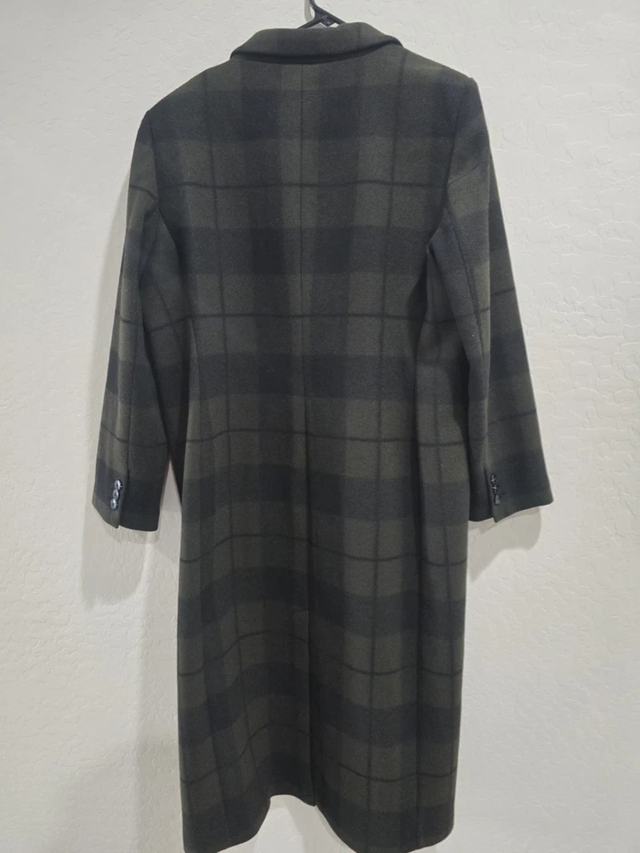 Abrigo a cuadros oscuro alex marie todo sobre otoño estelle Foto 2 de 4