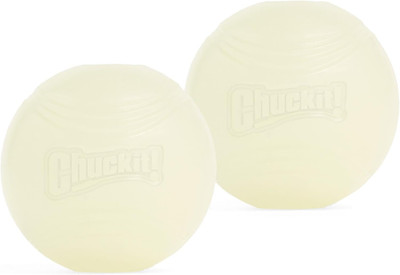 Glow in the Dark Bouncy Balls - Ball for Dogs, Chuckit Dog Toy, Max Glow Balls -
