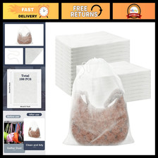 Berlune 100 Pcs Dust Bags for Purses Storage Bags for Handbags Non Woven Fabric