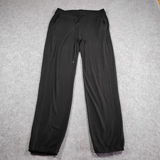 James Perse Womens Black Knit Jogger Pants WMSS1831 Size 0 Made in USA