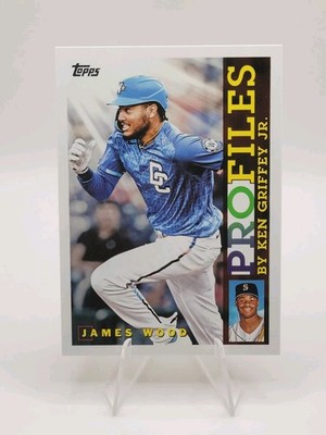 2026 Topps Series 1 Baseball James Wood Profiles By Ken Griffey Jr