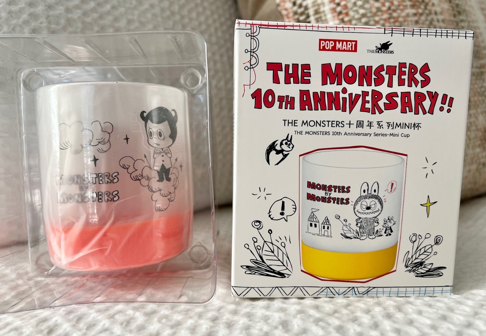 POPMART THE MONSTERS 10th Anniversary Series Mini Cup (YAYA) 1pc NEW - US Seller