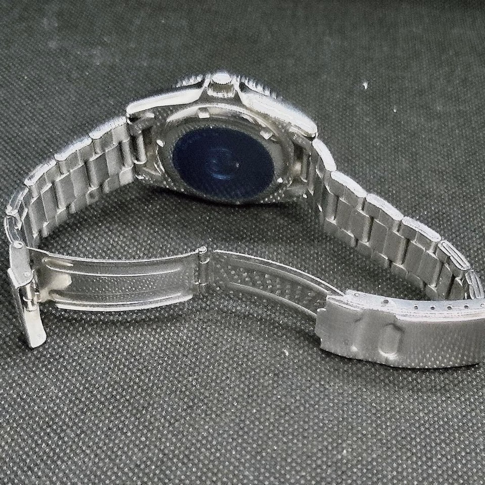 Seiko 7S26-0050 Automatic Watch Diver Day-Date Black Dial Red Blue ...