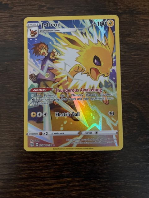 Jolteon TG04/TG30 Swsh09: Brilliant Stars Trainer Gallery Holo