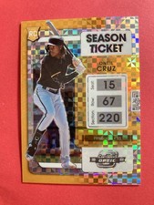 2022 Panini Chronicles Contenders Optic Oneil Cruz #3 Building Blocks Prizm (RC)