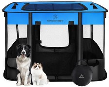 40x32x24 in Foldable Dog Playpen Portable Puppy  Cat Kennel Tent