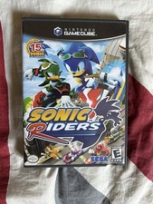Sonic Riders (Nintendo GameCube, 2006) CIB Case Manual Game Disc, Tested, VG