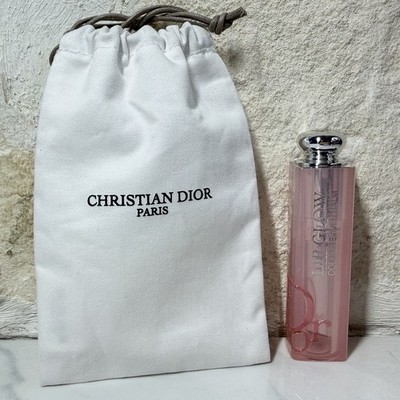   NEW Dior Addict Lip Glow Color Reviver Balm Rose Nude Full Size w/ Dior Pouch