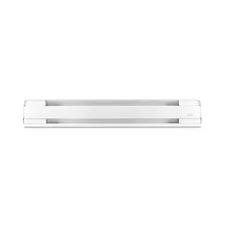 37.625 In. 240/208-Volt 750/560-Watt Electric Baseboard Heater in White