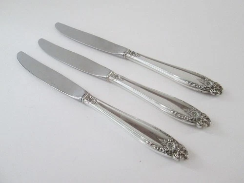 Vintage Sterling Silver International Prelude 3 Knives - 9 1/4"