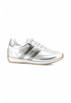 GUESS Damen Sneaker Silber FLTSAPLEM12-AI26-SILVE
